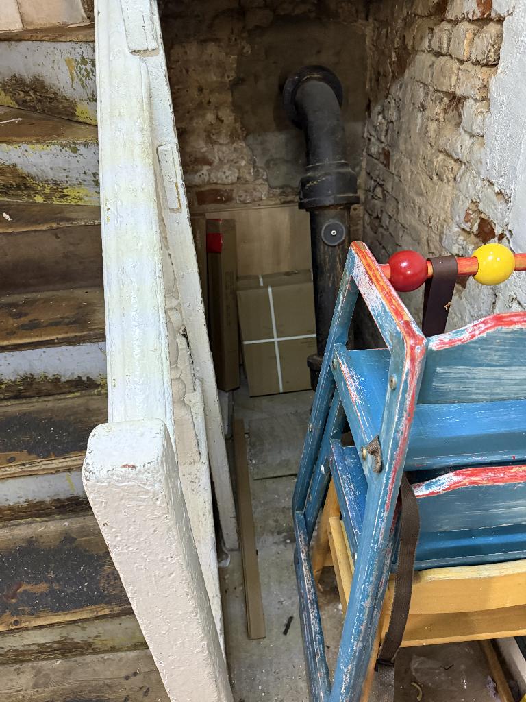 Household utility area clearance in Richmond after clearance showing a cleared utility corner with reduced clutter