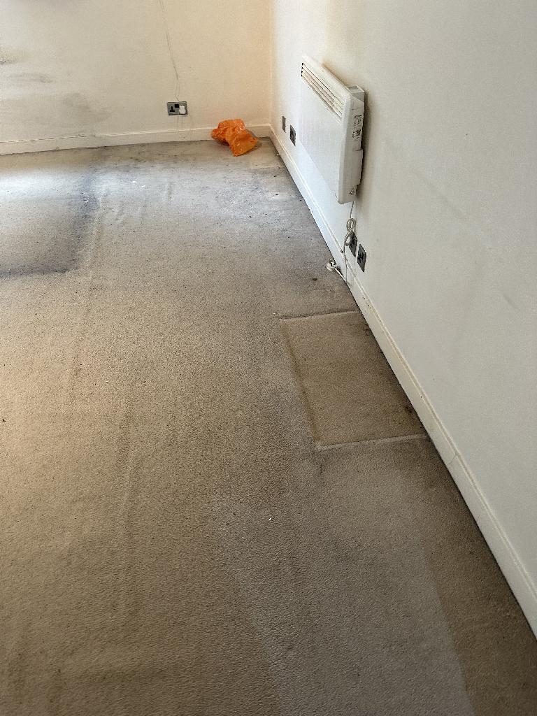 Flat furniture clearance in St Mark's & Seething Wells after the clearance, showing the wall-side area cleared and ready to use