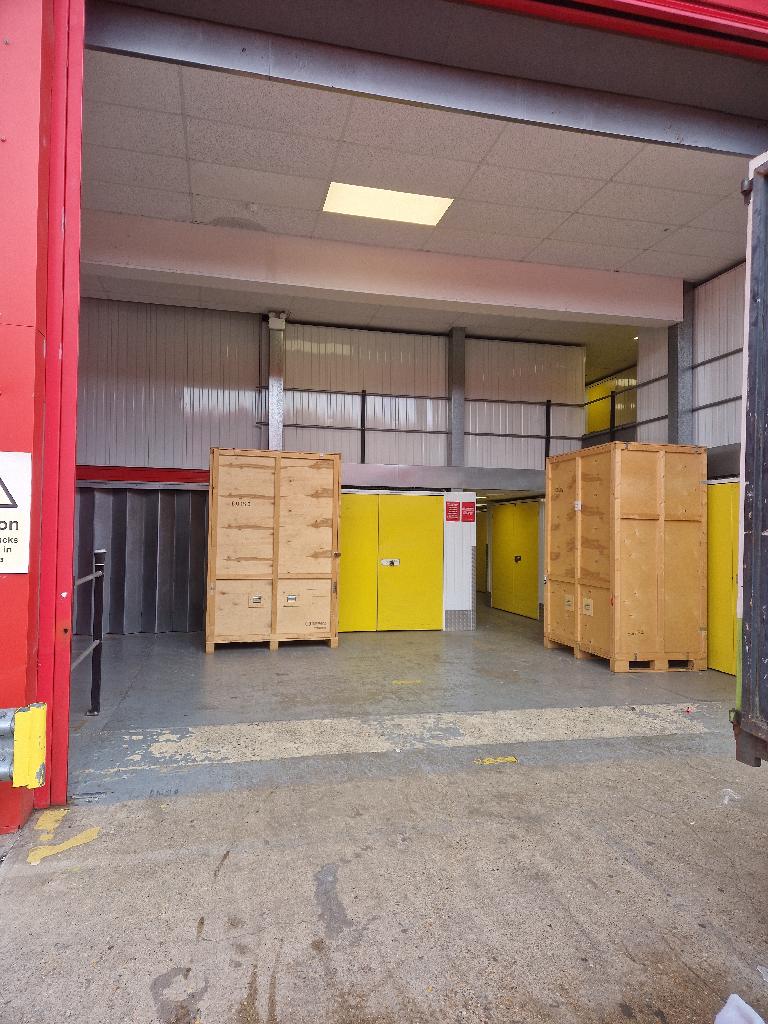 Furniture and bulky item removal in Peckham after service, showing an opened up storage area with cleared floor space